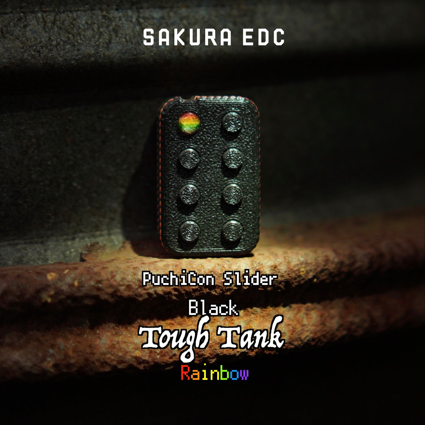 [w7] PuchiCon Slider : Black Tough Tank Rainbow