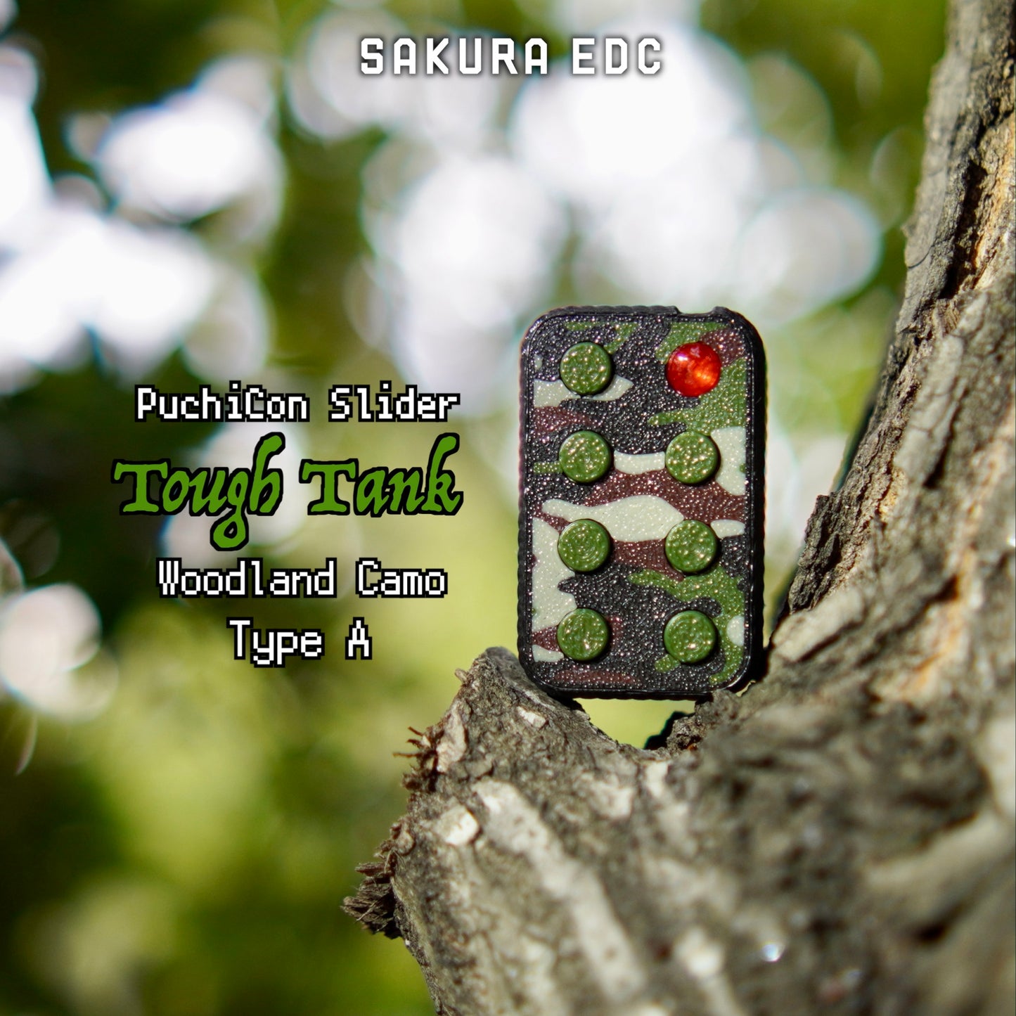 [w5] PuchiCon Slider : Tough Tank Woodland Camo Type A