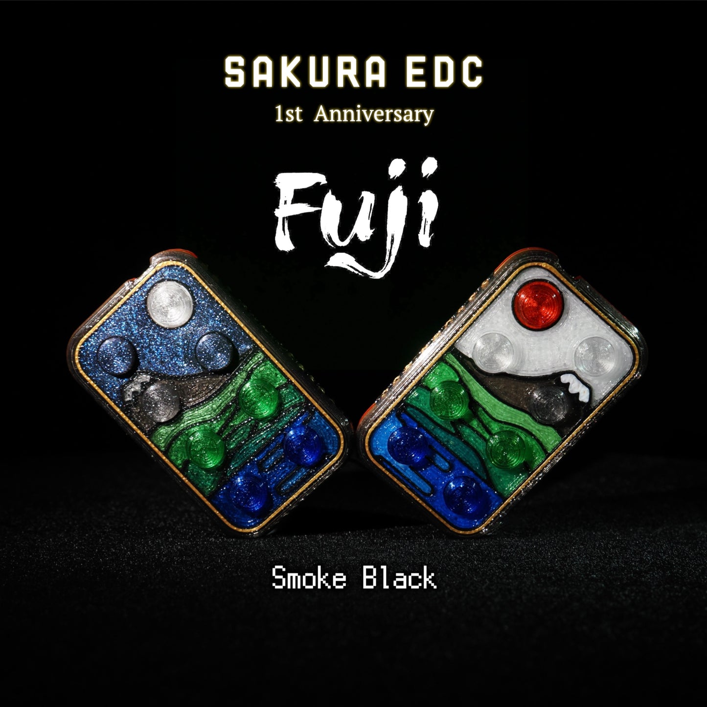 PuchiCon Slider 1st Anniversary Edition – Fuji / Smoke Black (Limit 1 per person)
