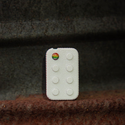 [w6] PuchiCon Slider : White Tough Tank Rainbow
